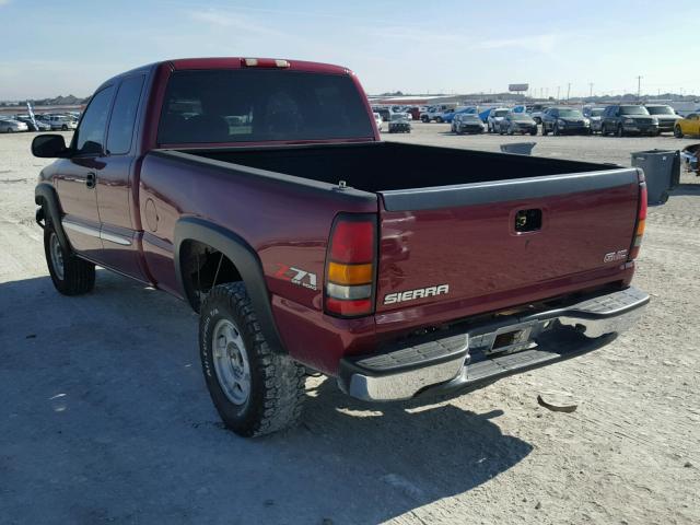 2GTEK19T641260335 - 2004 GMC NEW SIERRA MAROON photo 3