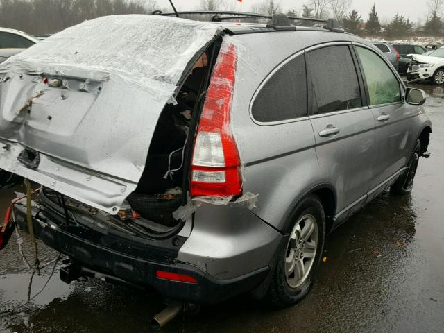 JHLRE48748C070986 - 2008 HONDA CR-V EXL GRAY photo 4