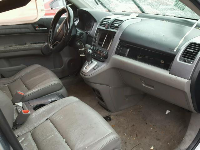 JHLRE48748C070986 - 2008 HONDA CR-V EXL GRAY photo 5