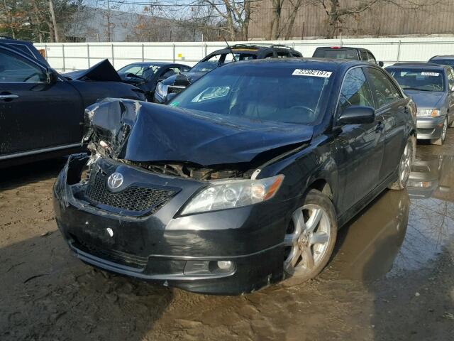 4T1BK46K09U073616 - 2009 TOYOTA CAMRY SE BLACK photo 2