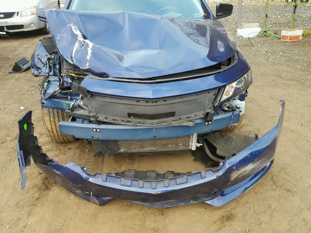 1G11Y5SL2EU156471 - 2014 CHEVROLET IMPALA LS BLUE photo 7