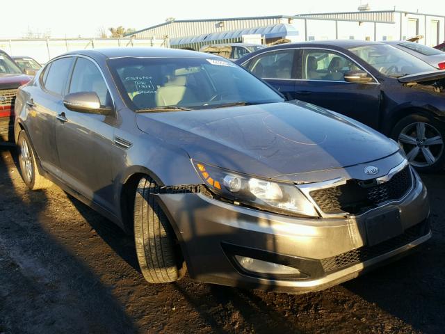 5XXGM4A7XDG221146 - 2013 KIA OPTIMA LX GRAY photo 1