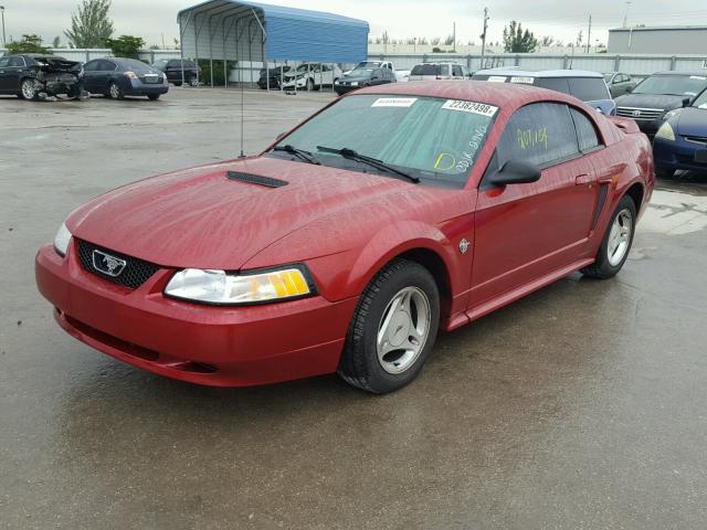 1FAFP4049XF233419 - 1999 FORD MUSTANG RED photo 2