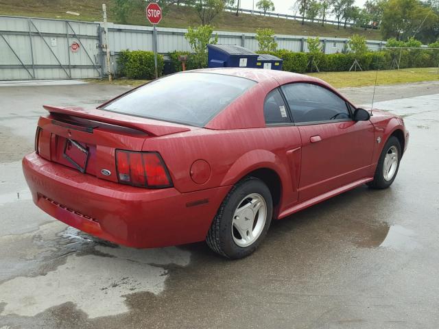 1FAFP4049XF233419 - 1999 FORD MUSTANG RED photo 4