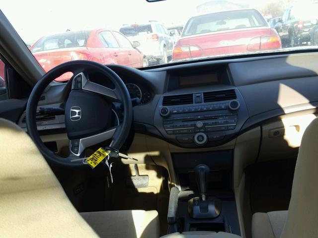 1HGCP26428A102874 - 2008 HONDA ACCORD LXP MAROON photo 9