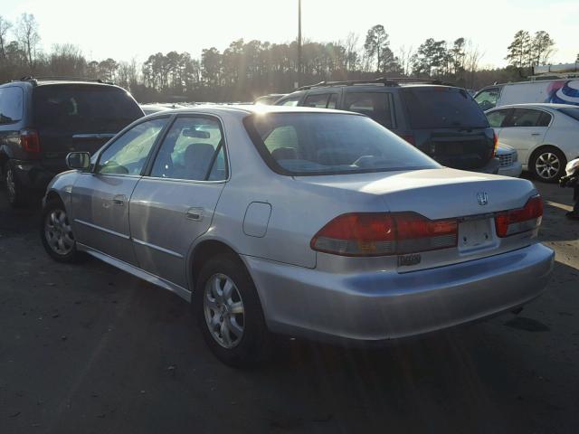 1HGCG56652A009521 - 2002 HONDA ACCORD EX SILVER photo 3