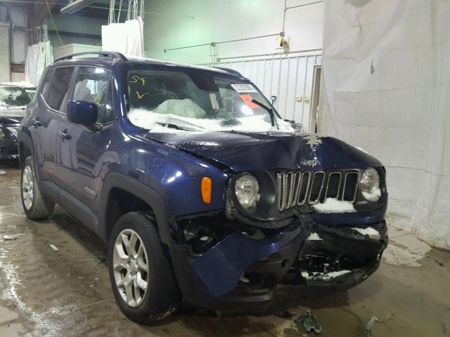 ZACCJBBT7GPD62845 - 2016 JEEP RENEGADE L BLUE photo 1