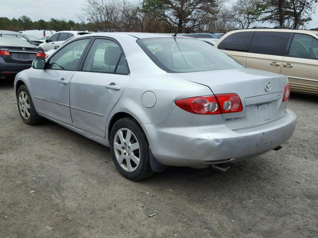 1YVFP80C755M07896 - 2005 MAZDA 6 I SILVER photo 3