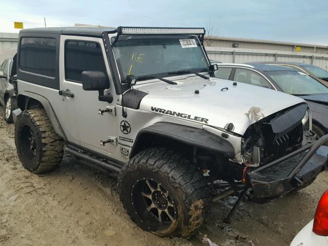 1C4AJWAG3CL178908 - 2012 JEEP WRANGLER S SILVER photo 1