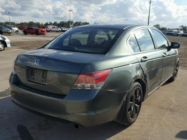 1HGCP25769A010406 - 2009 HONDA ACCORD EX GREEN photo 4