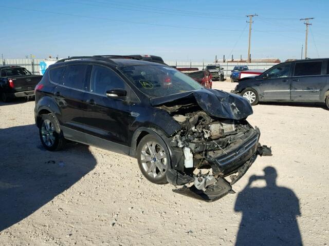 1FMCU0HX9DUB10204 - 2013 FORD ESCAPE SEL BLACK photo 1