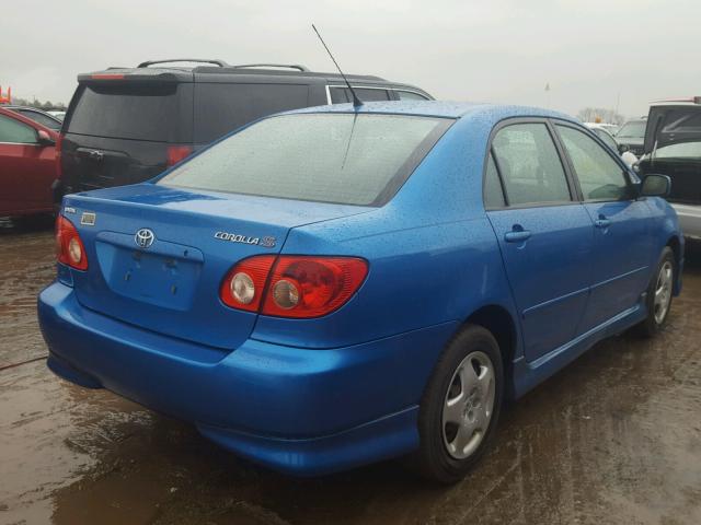 2T1BR32E88C862134 - 2008 TOYOTA COROLLA CE BLUE photo 4