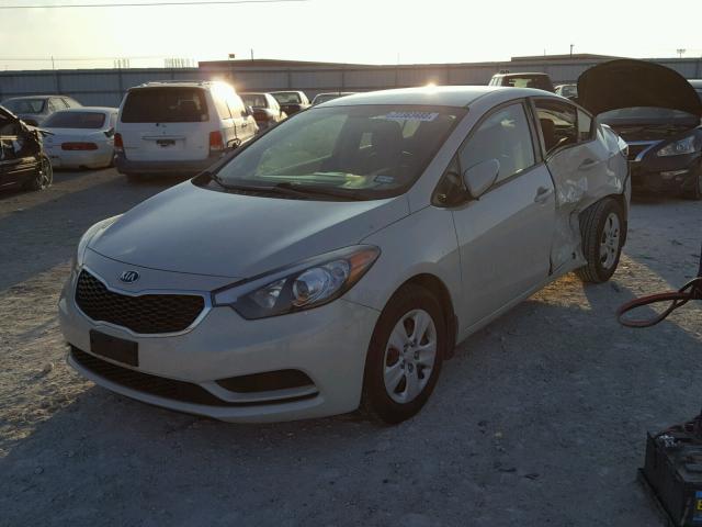 KNAFK4A62E5134692 - 2014 KIA FORTE LX TAN photo 2