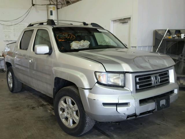 2HJYK165X6H525878 - 2006 HONDA RIDGELINE SILVER photo 1