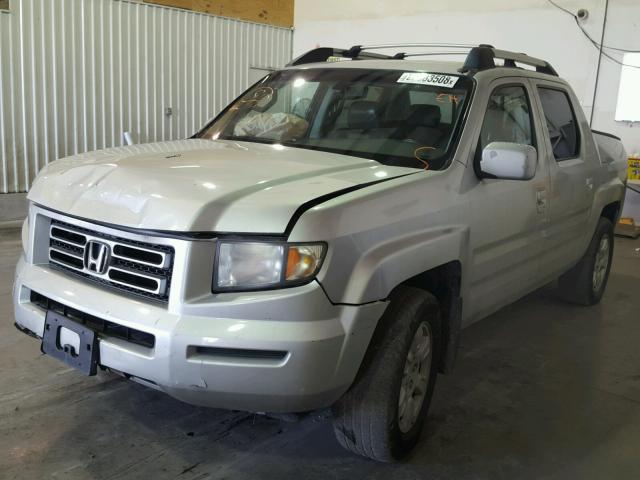 2HJYK165X6H525878 - 2006 HONDA RIDGELINE SILVER photo 2