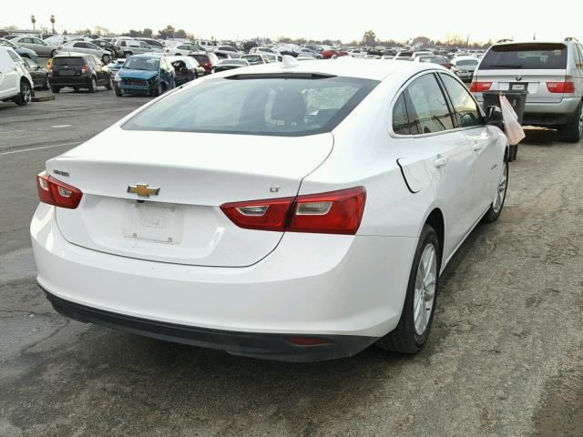 1G1ZE5ST8HF188569 - 2017 CHEVROLET MALIBU LT WHITE photo 4