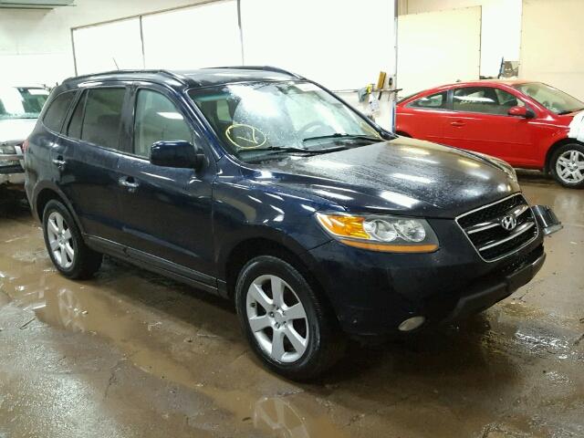 5NMSH13E08H146814 - 2008 HYUNDAI SANTA FE S BLUE photo 1