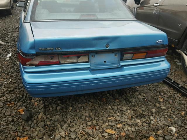 1FAPP36U5NK128127 - 1992 FORD TEMPO GL BLUE photo 9