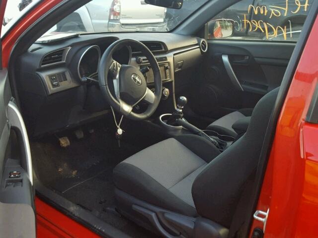 JTKJF5C79F3090127 - 2015 TOYOTA SCION TC 红色 照片 9