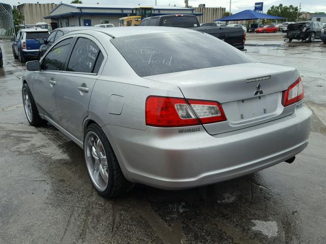 4A32B3FF0BE006738 - 2011 MITSUBISHI GALANT ES GRAY photo 3