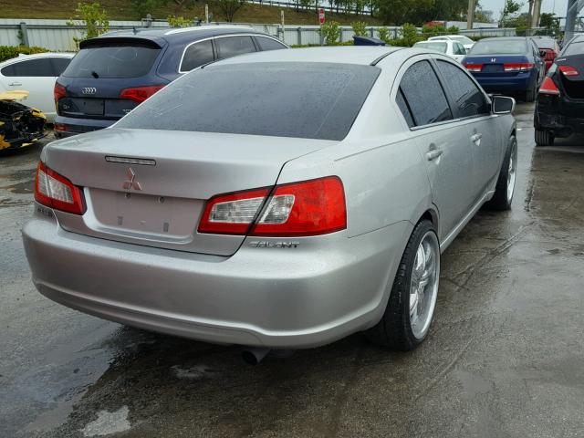 4A32B3FF0BE006738 - 2011 MITSUBISHI GALANT ES GRAY photo 4