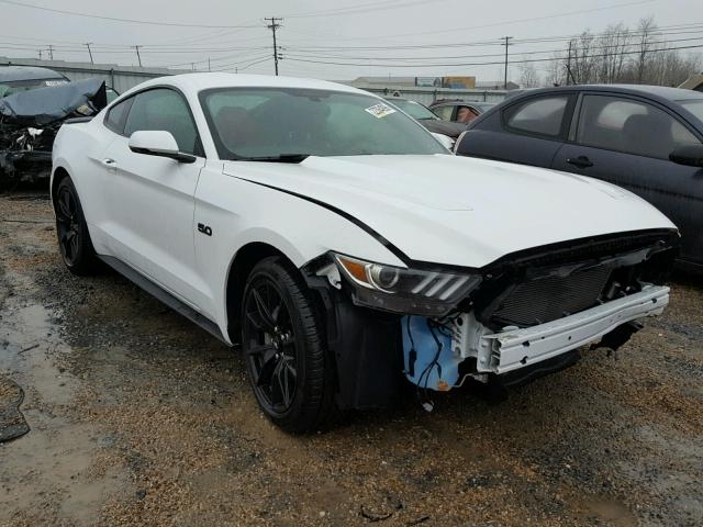 1FA6P8CF7H5236993 - 2017 FORD MUSTANG GT WHITE photo 1