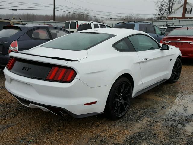 1FA6P8CF7H5236993 - 2017 FORD MUSTANG GT WHITE photo 4