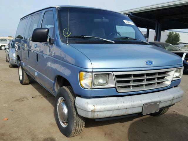 1FTGE24Y0PHA75692 - 1993 FORD ECONOLINE BLUE photo 1