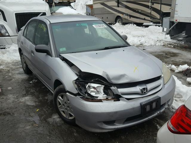 2HGES16304H560448 - 2004 HONDA CIVIC DX V SILVER photo 1