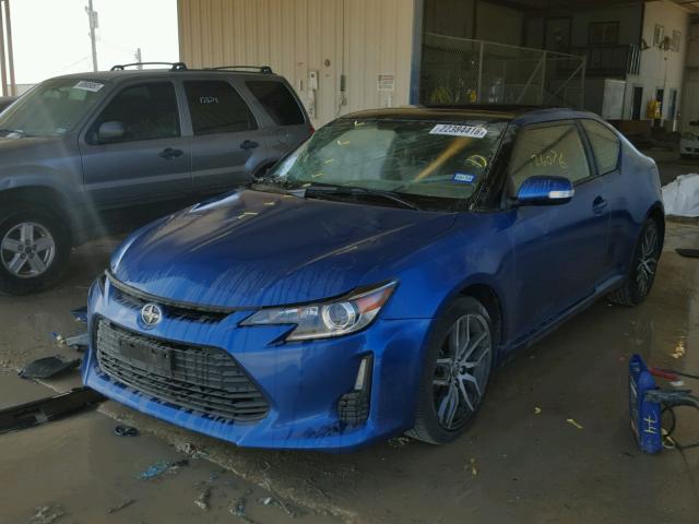 JTKJF5C78GJ016405 - 2016 TOYOTA SCION TC 蓝色 照片 2