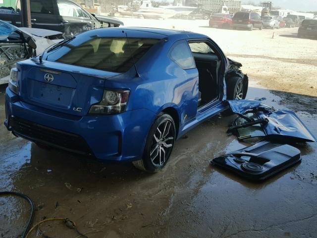 JTKJF5C78GJ016405 - 2016 TOYOTA SCION TC 蓝色 照片 4