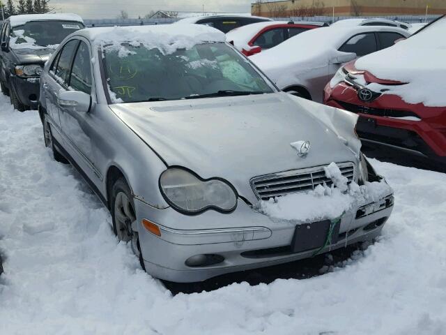 WDBRF61J01F017376 - 2001 MERCEDES-BENZ C 240 SILVER photo 1