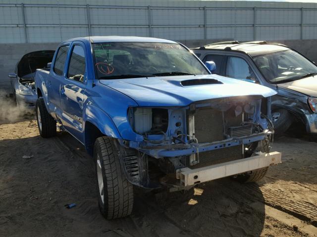 5TEMU52N97Z380459 - 2007 TOYOTA TACOMA DOU BLUE photo 1