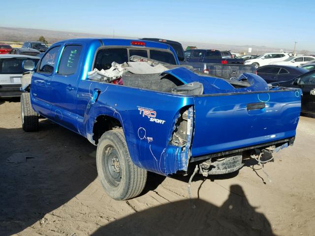 5TEMU52N97Z380459 - 2007 TOYOTA TACOMA DOU BLUE photo 3