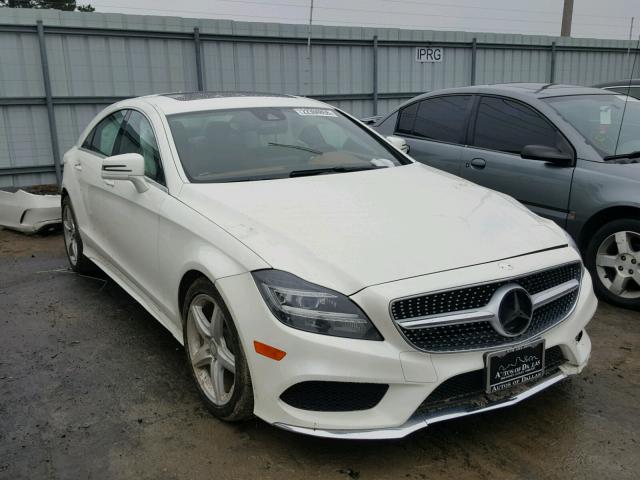 WDDLJ6FBXFA143889 - 2015 MERCEDES-BENZ CLS 400 WHITE photo 1