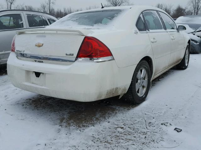 2G1WT58K189254007 - 2008 CHEVROLET IMPALA LT WHITE photo 4