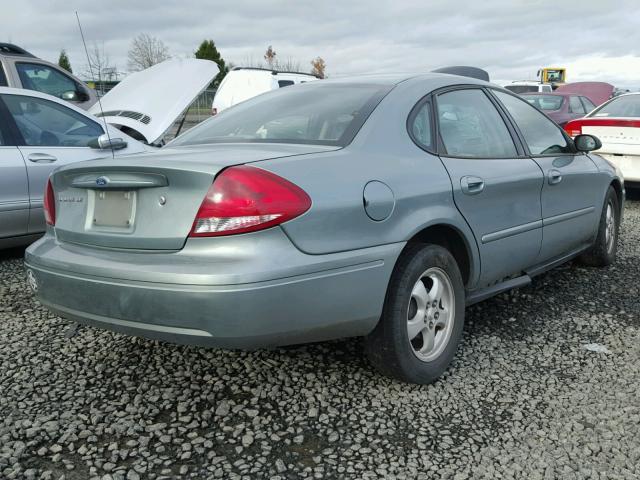 1FAFP53U87A126313 - 2007 FORD TAURUS SE GREEN photo 4