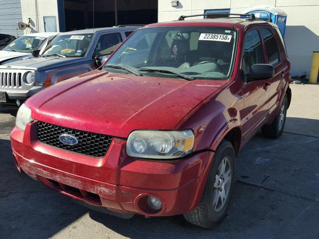 1FMCU94135KA35812 - 2005 FORD ESCAPE LIM MAROON photo 2