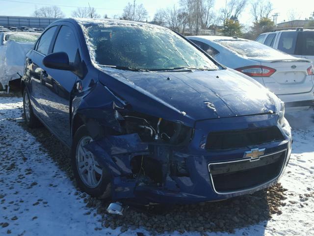 1G1JC5SH3E4149233 - 2014 CHEVROLET SONIC LT BLUE photo 1