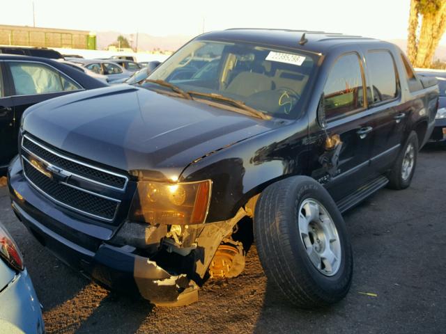 3GNEC12027G235495 - 2007 CHEVROLET AVALANCHE BLACK photo 2