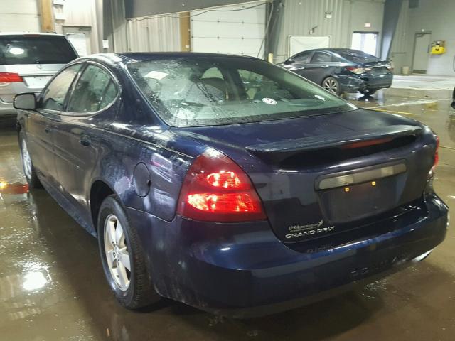 2G2WP552481117906 - 2008 PONTIAC GRAND PRIX BLUE photo 3