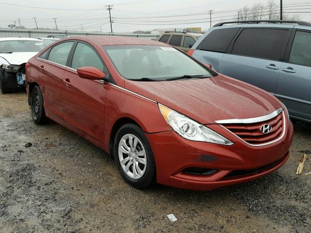 5NPEB4AC9BH177846 - 2011 HYUNDAI SONATA GLS MAROON photo 1