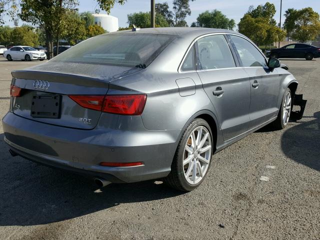 WAUEFGFF3F1070553 - 2015 AUDI A3 PREMIUM GRAY photo 4