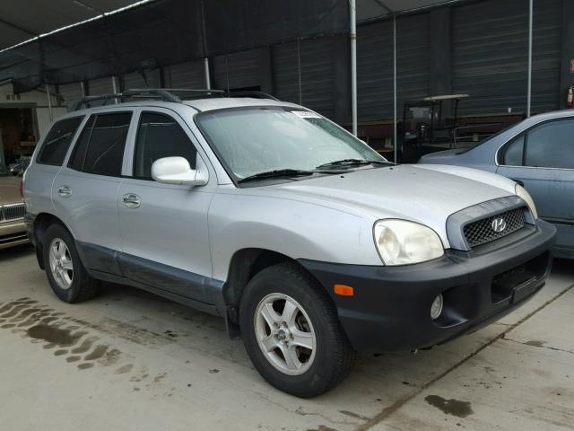 KM8SC73E74U627658 - 2004 HYUNDAI SANTA FE G SILVER photo 1