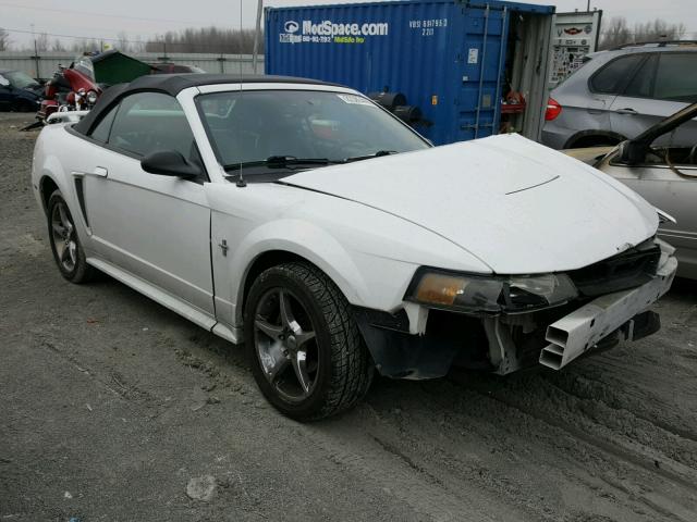 1FAFP44453F416711 - 2003 FORD MUSTANG WHITE photo 1