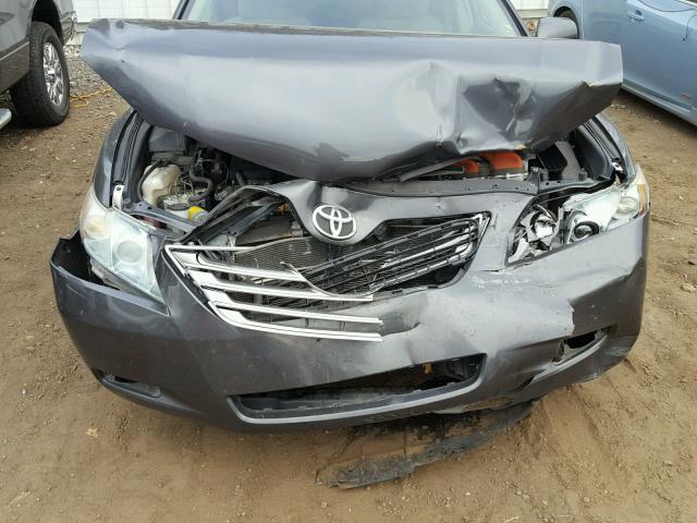 4T1BB46K67U015037 - 2007 TOYOTA CAMRY NEW GRAY photo 7