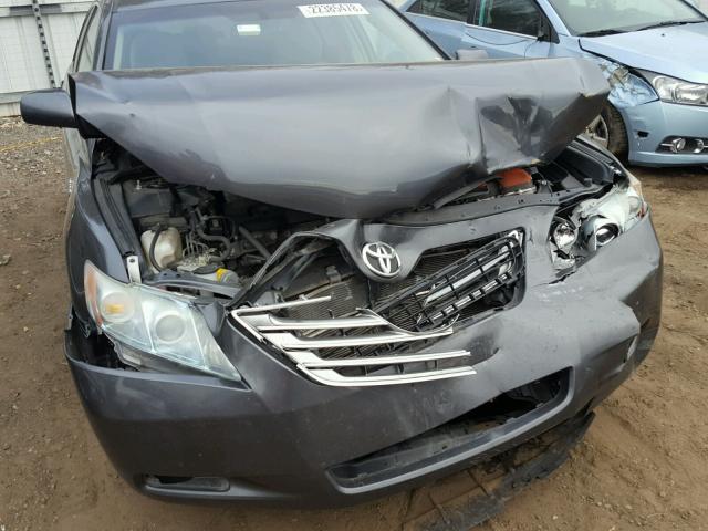 4T1BB46K67U015037 - 2007 TOYOTA CAMRY NEW GRAY photo 9