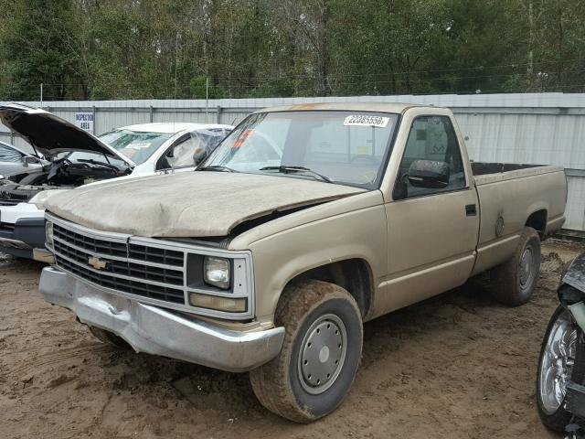 1GCGC34N0KE152752 - 1989 CHEVROLET GMT-400 C3 BEIGE photo 2