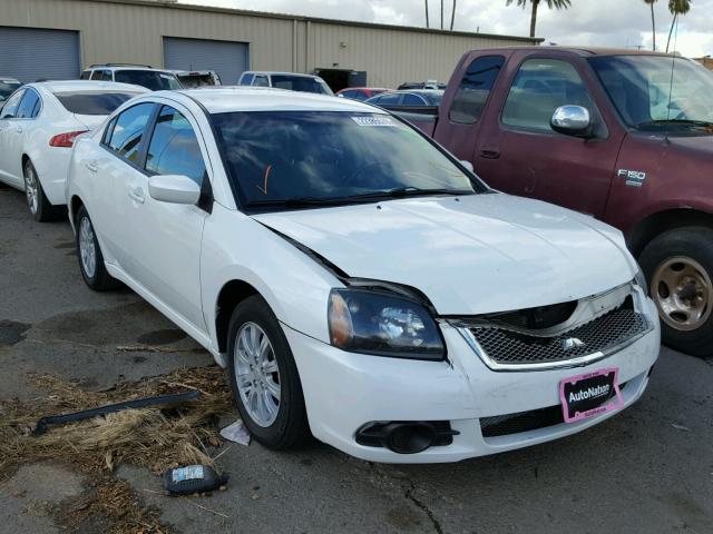 4A32B2FF0BE021024 - 2011 MITSUBISHI GALANT FE WHITE photo 1