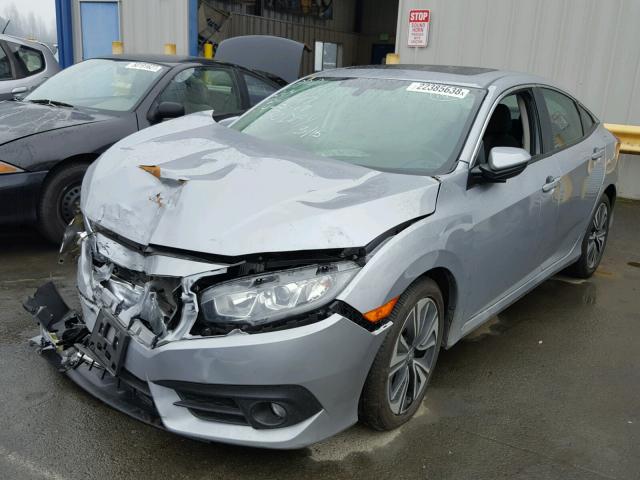 2HGFC1F30GH637759 - 2016 HONDA CIVIC EX SILVER photo 2